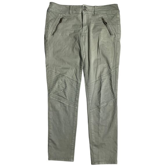 American Eagle Women’s Pants Size 8 — Light Olive Green, Skinny, Super Stretch - Picture 1 of 11